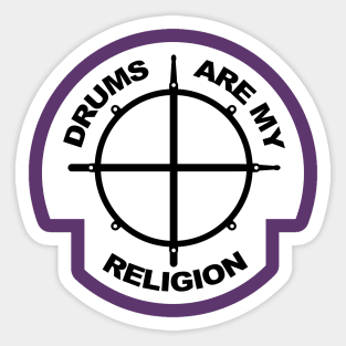 Drummer Mantra No. 3 Sticker